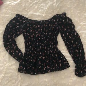 3 for $10 American Eagle Smocked Off Shoulder Top